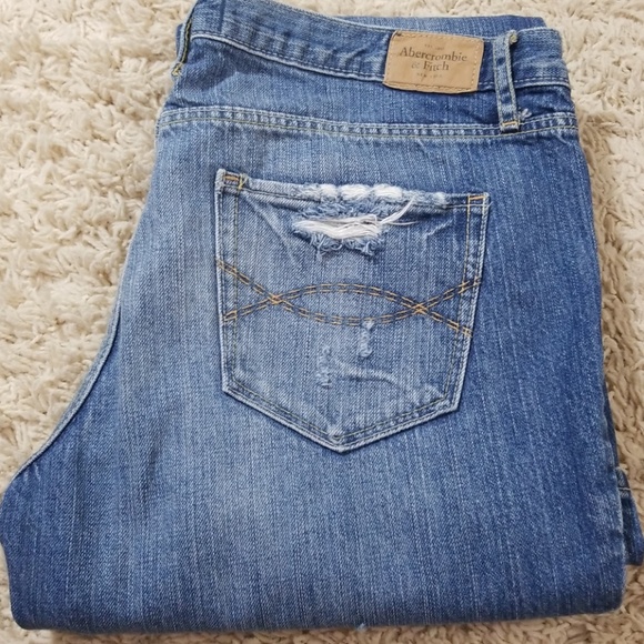 Abercrombie & Fitch Denim - Abercrombie Destroyed Denim Jeans
